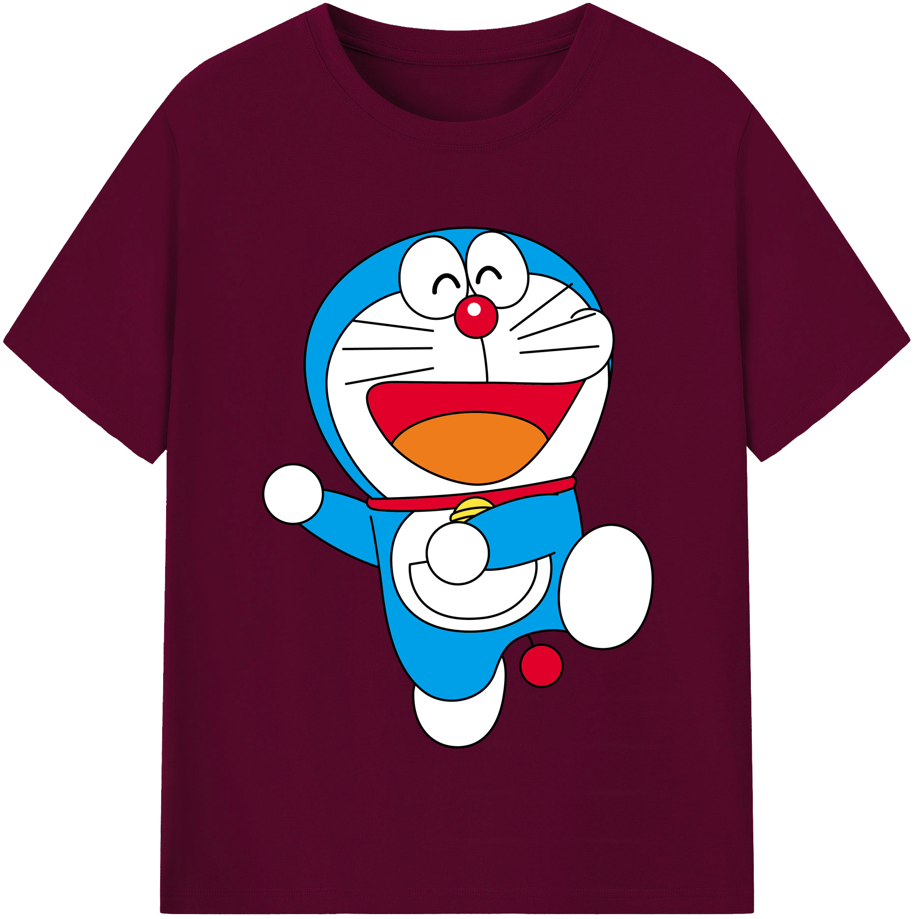 （画像用） ドラえもん Doraemon レディースカジュアルプリントTシャツ（綿100％）
